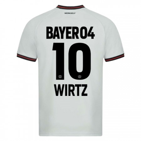 Virallinen pelipaita Bayer 04 Leverkusen Florian Wirtz 10 Vieras 2023-24 Lyhythihainen - Miesten